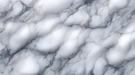 Captivating white marble texture featuring soft gray veins, ideal for various design projects. Use this elegant background to enhance your creative ideas and aesthetics.の素材