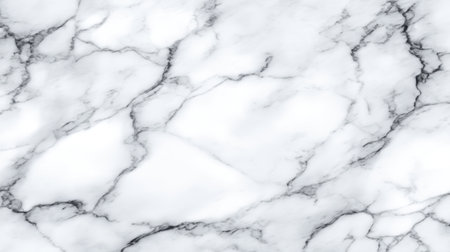 This elegant white marble background features subtle gray veining, making it ideal for high-end design projects, architectural visuals, or artistic applications.の素材