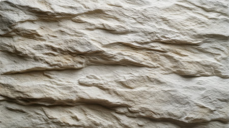 This image showcases a light-colored stone surface featuring distinct grooves and lines, ideal for various design applications and backgrounds.の素材