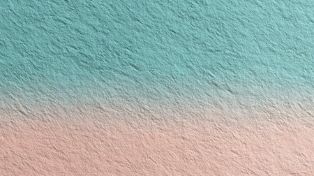 This image features a smooth pastel gradient texture transitioning from turquoise to blush pink. It serves as an ideal backdrop for various creative and modern design needs.の素材