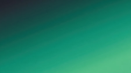 This abstract gradient background features smooth transitions from teal to green, providing a modern and calming aesthetic suitable for various creative projects.の素材