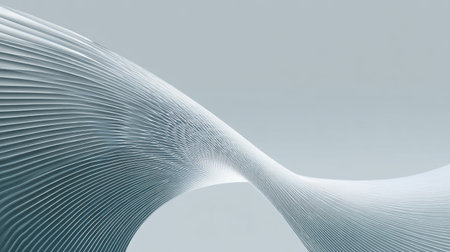 A visually striking abstract wave design featuring smooth, flowing curves and lines. This image conveys modern elegance and can enhance a variety of creative projects.の素材