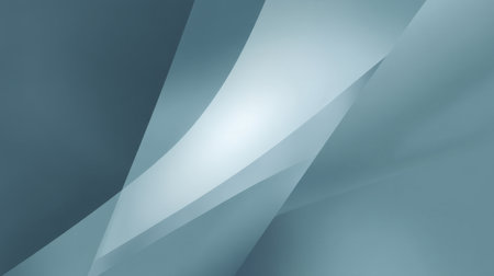 This captivating abstract background features soft light blue curves and smooth gradients, perfect for creative design projects, branding, and modern visuals.の素材