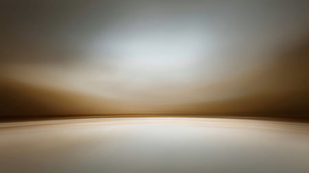 This serene image features a soft gradient of warm earth tones blending with a blurred horizon, perfect for those seeking a calm and abstract background for various designs.の素材