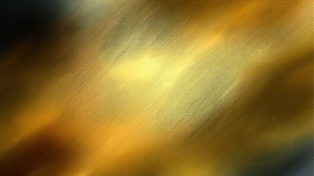 This abstract background features a golden gradient blended with soft light textures, ideal for creative projects in graphic design, digital art, or print media.の素材