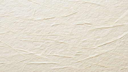 Discover a beautifully textured natural paper background featuring creamy off-white tones and delicate fibers, perfect for artistic projects and creative displays.の素材