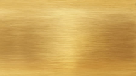 This image features a smooth and reflective gold metal surface with elegant textures, perfect for luxury designs, backgrounds, and creative artistic applications.の素材