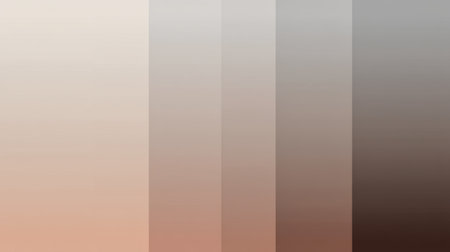 This image features a smooth gradient transitioning from soft beige to dark gray, perfect for backgrounds in creative designs, websites, and various artistic projects.の素材