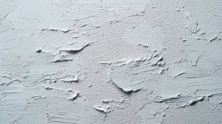 A textured white wall background showcasing unique brush strokes and subtle patterns, perfect for artistic and design projects, adding elegance and interest.の素材
