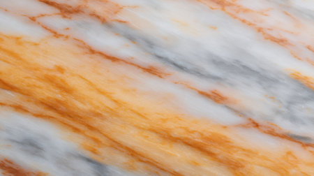 Discover an exquisite marble texture featuring unique veining in vibrant orange and soft gray tones, perfect for enhancing luxurious interiors and creative projects.の素材