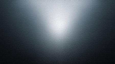 A smooth brushed metal texture with soft light reflection creates a sleek and modern background. Ideal for various design projects that require a contemporary feel.の素材