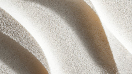 Explore the serene beauty of this smooth textured surface, showcasing gentle curves and soft shadows that evoke a sense of calm and elegance for creative projects.の素材