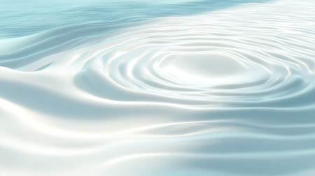 This image captures the serene beauty of calm water with gentle ripples, reflecting soft light and creating a peaceful atmosphere ideal for relaxation and meditation.の素材