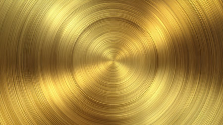 This golden textured background features smooth, circular patterns that create an elegant and luxurious feel, perfect for various design and creative projects.の素材