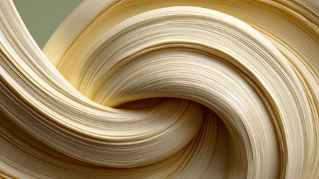 This image showcases a captivating swirl of creamy texture featuring smooth curves and soft hue variations, ideal for culinary or artistic applications.の素材