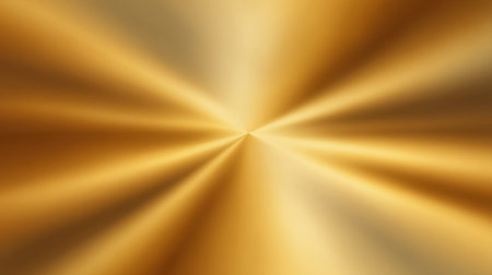 A stunning golden light burst is featured, creating a smooth and radiant gradient that enhances artistic projects. Perfect for elegant designs and bright visuals.の素材