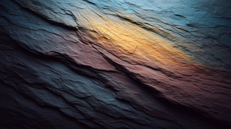 Discover an intricate abstract stone texture featuring warm and cool colors intertwined. Perfect for artistic projects or backgrounds, this image enhances visual depth.の素材