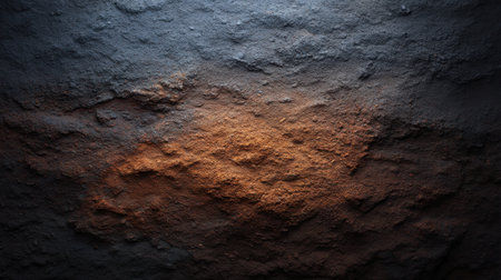A detailed textured surface showcasing shades of grey and brown with subtle light reflections, perfect for backgrounds in creative projects and artistic expressions.の素材