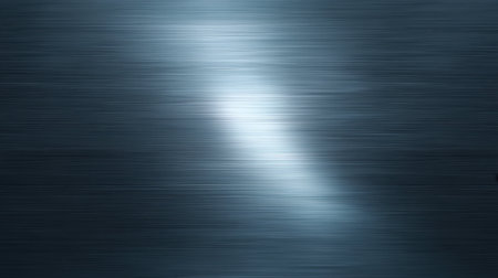This image features a smooth and reflective blue steel surface with subtle textures, perfect for modern design projects or industrial applications, exuding elegance and contemporary appeal.の素材