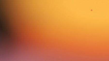 Vibrant and soft gradient background featuring warm hues of orange, yellow, and subtle purple, perfect for use in design projects, presentations, or as a tranquil wallpaper.の素材