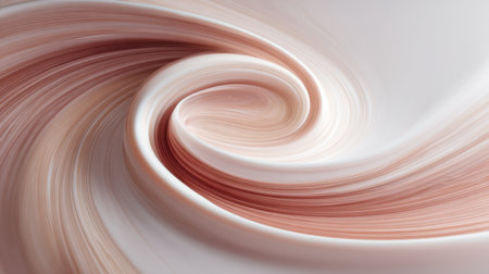 A captivating abstract illustration showcasing a blend of soft pink and cream hues swirling gracefully, ideal for artistic projects and elegant backgrounds.の素材