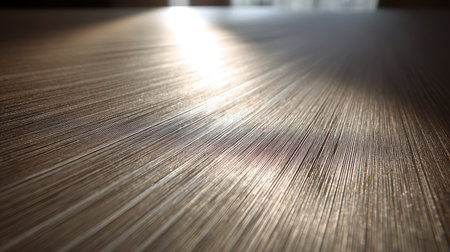 This close-up image showcases a reflective surface with fine textures highlighting the interaction of light and shadow, perfect for design and artistic projects.の素材