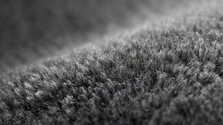 A captivating close-up image featuring a soft texture with fine fibers, showcasing elegant curves and monochrome shades of gray, perfect for artistic backgrounds.の素材