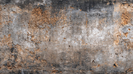 This image features a textured wall surface exhibiting a grunge finish with visible cracks and peeling paint, perfect for creating unique backgrounds and designs.の素材