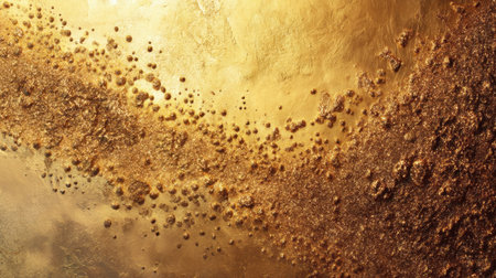 Captivating abstract image showcasing a rich gold texture with vivid patterns and dynamic elements. Perfect for artistic projects, designs, and creative endeavors.の素材