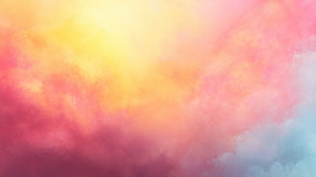 A captivating blend of soft pastel colors fills the sky, creating a serene and artistic backdrop suitable for various creative projects and designs.の素材
