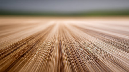 A stunning close-up of a wooden surface showcasing elegant line patterns and a blurred background, perfect for artistic projects, design inspiration, and warm interiors.の素材