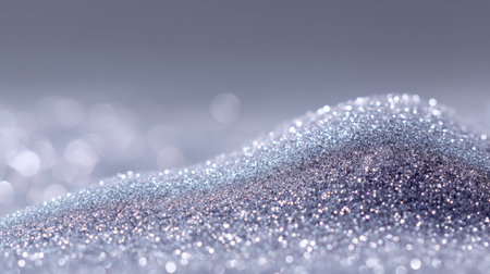 Explore the mesmerizing beauty of a shimmering silver glitter surface, created to inspire creativity and artistic expression in various design projects.の素材