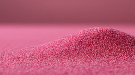 This image showcases a soft mound of pink sand, creating a serene and minimalist aesthetic. Ideal for design projects looking for calming and creative inspiration.の素材