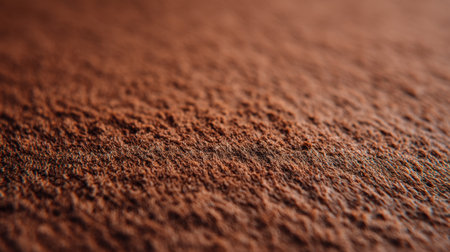 This image captures the intricate texture of a rich brown fabric surface, showcasing delicate fibers and patterns, perfect for design inspiration and textile projects.の素材