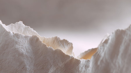 A stunning close-up image of a textured rock formation, highlighting intricate layers and soft lighting. Ideal for backgrounds, nature themes, or abstract art projects.の素材