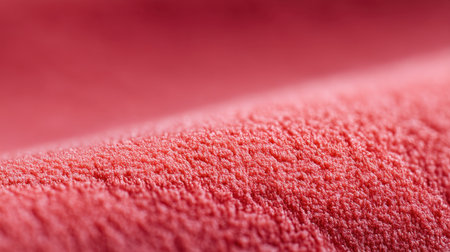 This image captures the intricate texture of soft pink fabric, showcasing its fine fibers and smooth surface, perfect for backgrounds in creative projects or design work.の素材