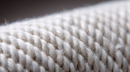 This image captures a detailed close-up of a soft, natural textile fabric, showcasing its intricate weave and inviting texture perfect for crafting and design.の素材