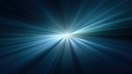A radiant burst of light beams piercing through a dark space, creating a dynamic and ethereal atmosphere suitable for various creative projects and backgrounds.の素材