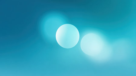 Beautiful soft blue background featuring abstract circles and delicate light effects, perfect for creative projects, digital designs, and artistic illustrations.の素材