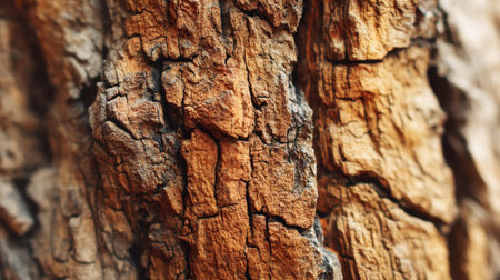This close-up image showcases the rich textures and intricate patterns found in natural wood bark. Perfect for projects that celebrate nature and organic themes.の素材