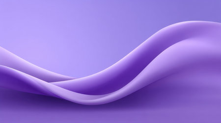 Explore this stunning image featuring elegant wave patterns in soft purple tones, ideal for backgrounds in creative projects, designs, or artistic expressions.の素材