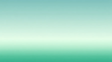 This image features a smooth gradient background in serene turquoise and green shades, perfect for projects requiring a calming and refreshing atmosphere.の素材