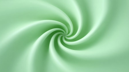Experience the elegance of soft mint green fabric swirling in a gentle spiral, providing a serene and stylish background for various creative projects.の素材