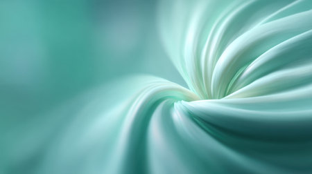 A tranquil and soothing background featuring soft, swirling patterns in light turquoise, perfect for artistic, elegant, or calming design projects.の素材
