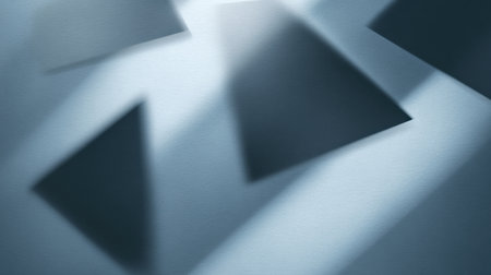 Captivating image featuring abstract geometric shapes and soft shadows created by natural light. Ideal for artistic and modern designs seeking a tranquil ambiance.の素材
