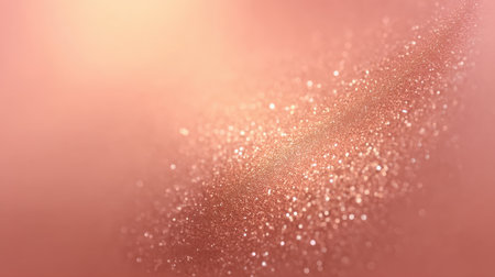 A soft pink background filled with sparkling glitter creates a dreamy and elegant atmosphere, ideal for creative projects and artistic designs that enhance visual appeal.の素材
