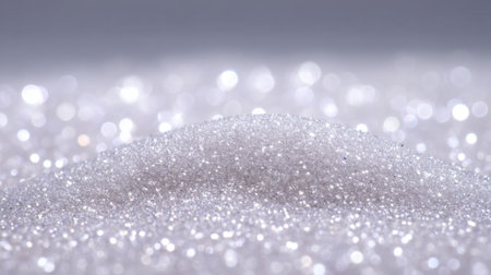Discover the beauty of shimmering fine sand, showcasing a captivating texture with sparkling particles under soft lighting. Perfect for minimalist designs.の素材