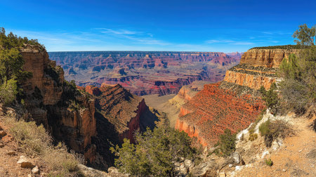 Grand Canyon National Park with its vast, colorful canyons and breathtaking viewsの素材