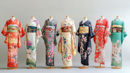 Japanese fashion such as kimonos, yukatas, and haori jacketsの素材