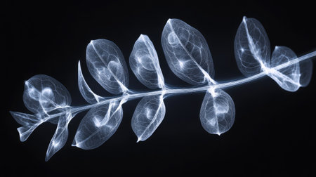 X-ray of a plant -の素材